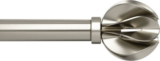 Umbra Сгъваемо Металик Корниз Blossom Φ2.5мм 107-305cm Никел Мат