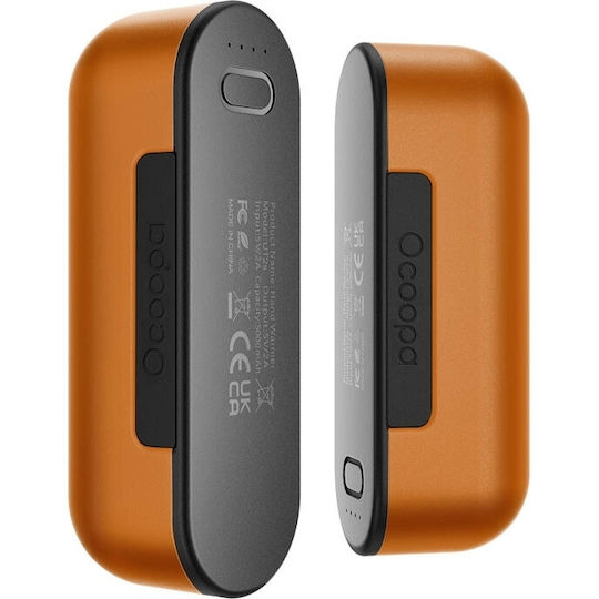 Ocoopa Ut2s 2x5000 Mah Hand Warmer Powerbank Function Usb-c Orange Ut2s-og