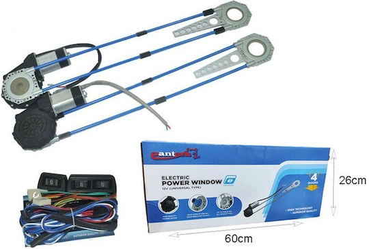 Pantera Regler-Kit für 4 elektrische Fenster 12V Universal-Elektro-Fensterheber