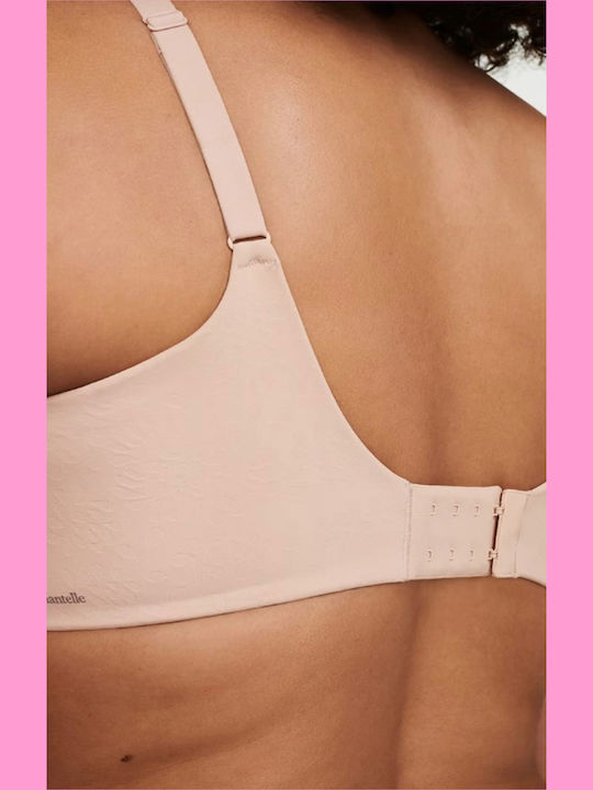 Chic Бежов Minimizer Сутиен без подложка с Банели