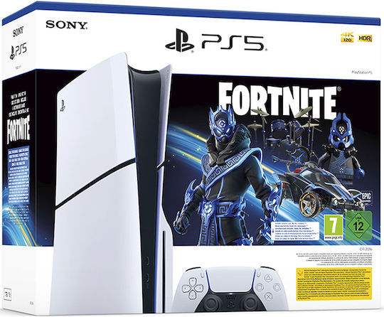 Sony PlayStation 5 Slim 1TB Fortnite Cobalt Star (Official Bundle)