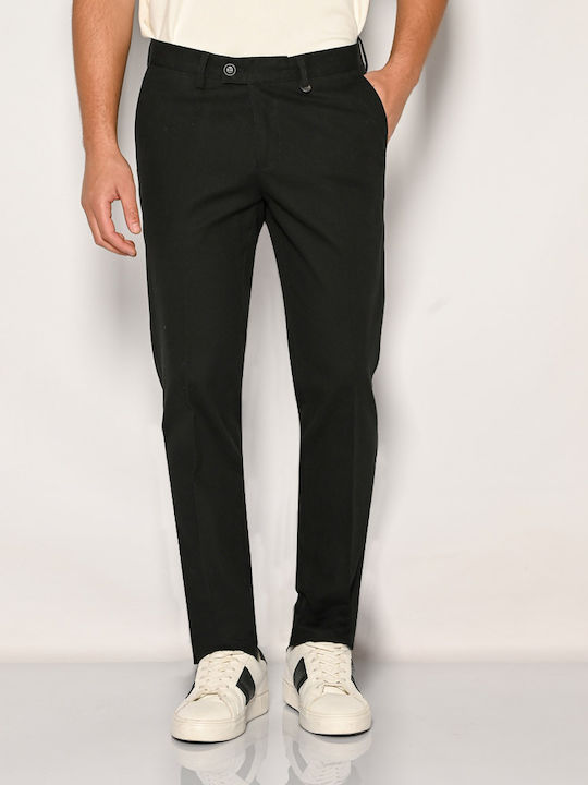 Pantalon Bărbați Elastic Negru