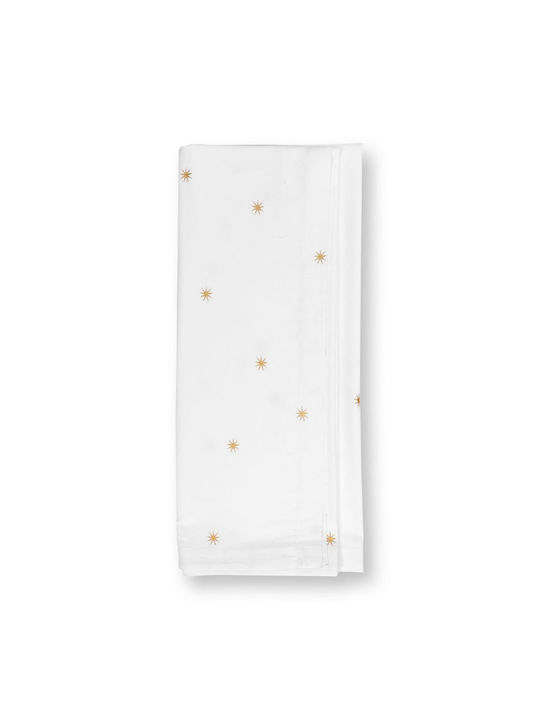 PiP Studio Tablecloth Cotton White, Gold 160x250cm