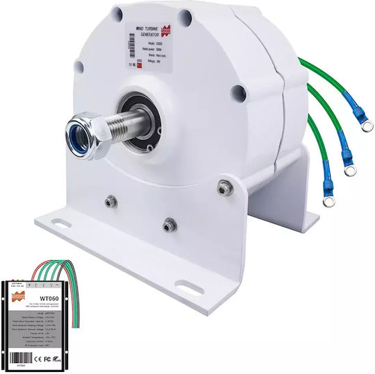 Permanent Magnet Generator 500w Power Output 3-phase Ac Alternator 1 Shaft Base 500w 12v