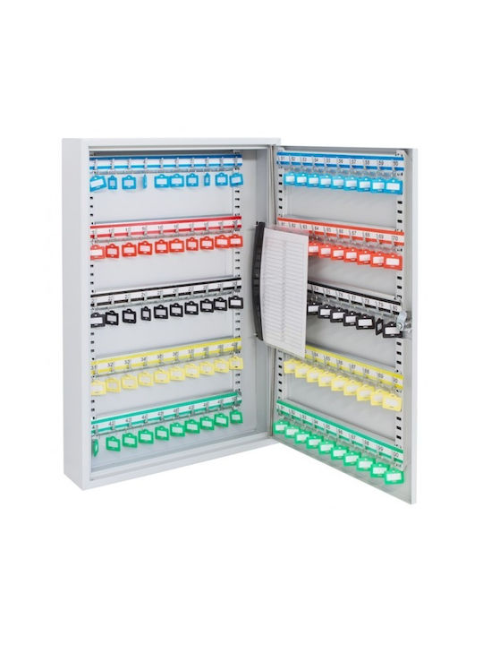Arregui Wall Key Hook Metallic 100 Hooks With Lock 550x80cm