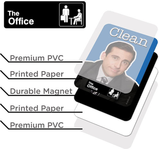 Office Clean Dirty Dishwasher Magnet