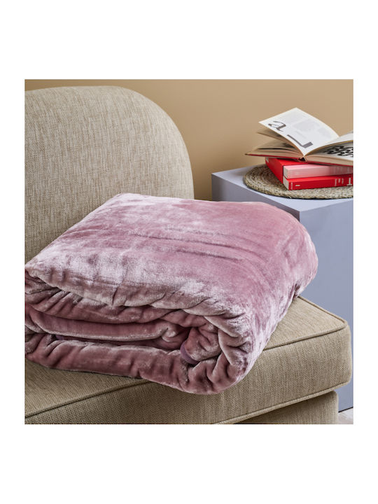 Cokitex Silk Touch Samtige Decke Übergröße 220x240cm Grau