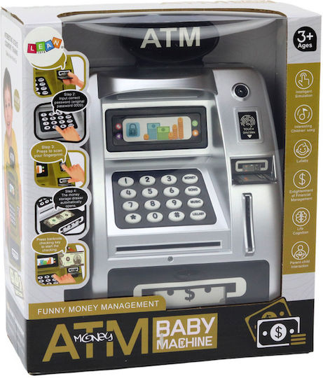 Children's Money Box Metal Silver