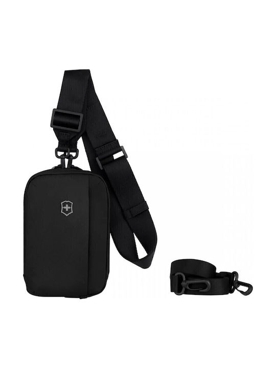 Travel Essentials Ανδρική Τσάντα Ώμου / Χιαστί Μαύρη