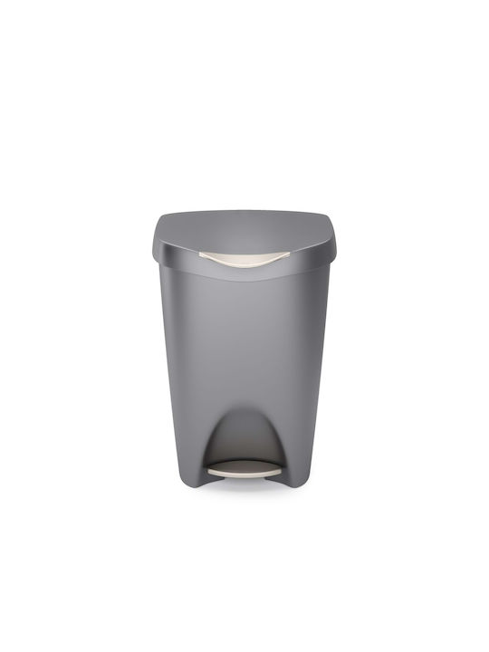 Umbra Waste Bin Waste Plastic with Pedal Gray 50lt 1pcs