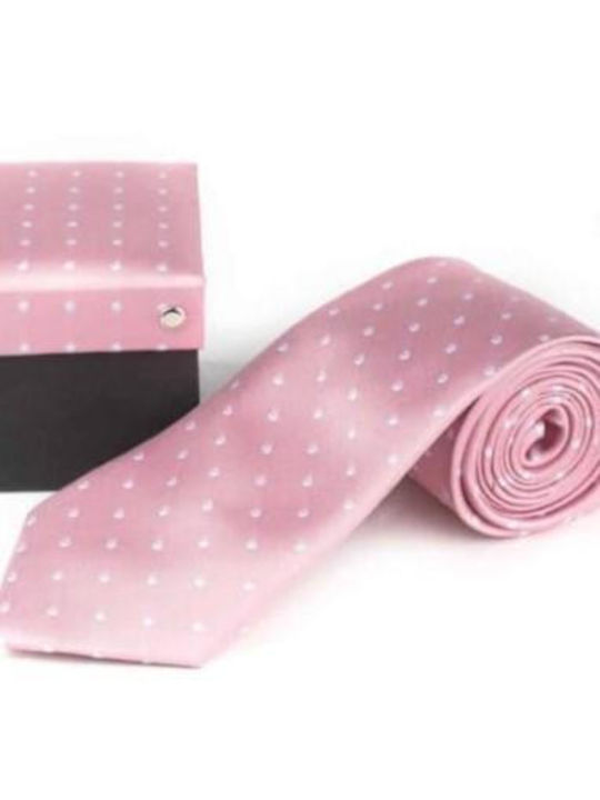 Men's Tie Silk in Pink Color