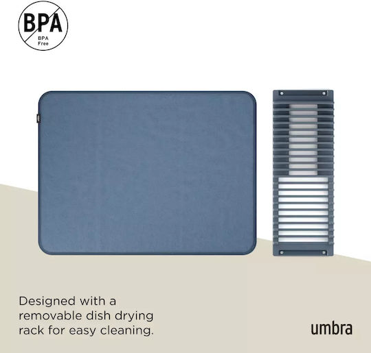 Umbra Plastic Blue Drying Surface 61x46x4cm