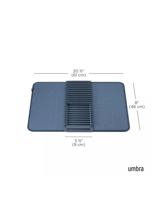 Umbra Suprafață De Uscare Din Plastic Albastru 61x46x4cm