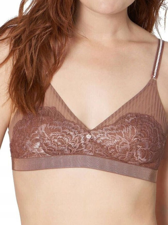 Triumph Bralette Σουτιέν Mόκκα