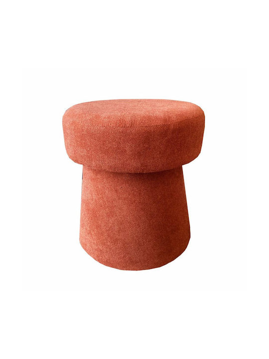 Stool For Living Room Corcho Orange 40x40x43cm