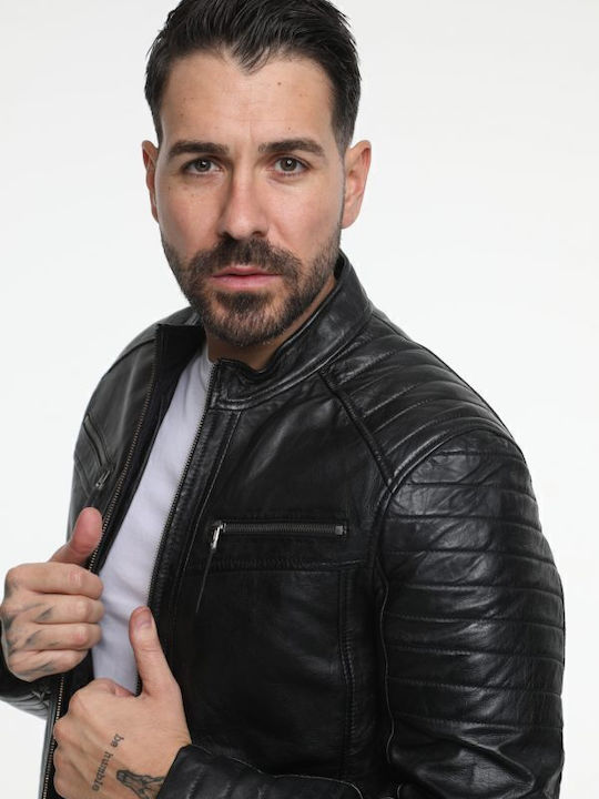 Lederjacke Jacke Biker Black