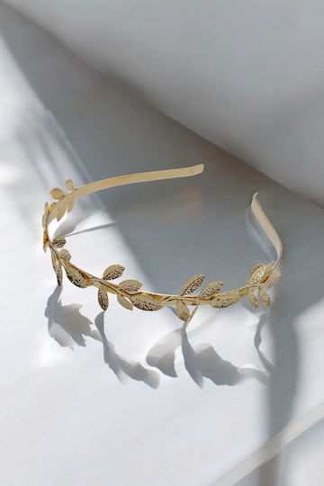 Stirnband Haar Gold