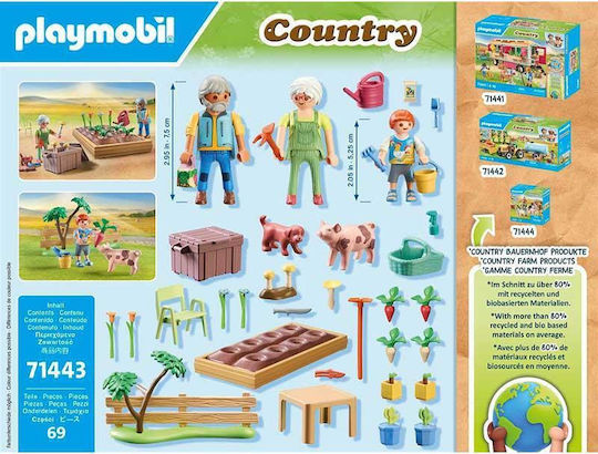 Playmobil Land Opa und Omas Gemüsegarten für 4-10 Jahre