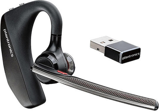 Poly Voyager 5200 Black & BT600 Adapter Fără fir In Ear Căști Multimedia cu microfon și conexiune Bluetooth