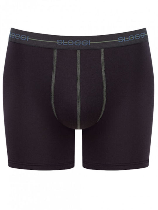Start Short C2p Ανδρικά Μποξεράκια Navy Blue / Blue Jean 2Pack