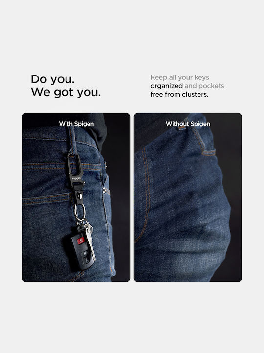 Spigen Keychain Opener Black