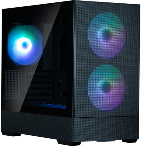 Zalman P30 AIR Gaming Micro Tower Κουτί Υπολογιστή με ARGB Φωτισμό Μαύρο