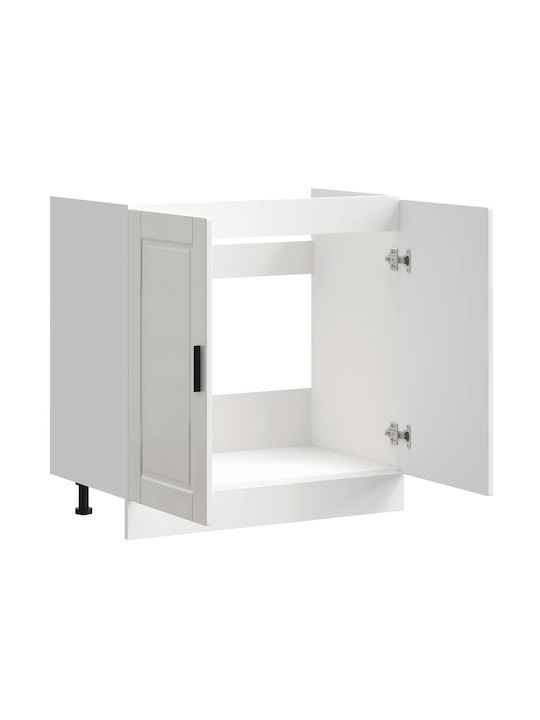 Dulap pentru Chiuvetă Alb 80x46x81.5buc