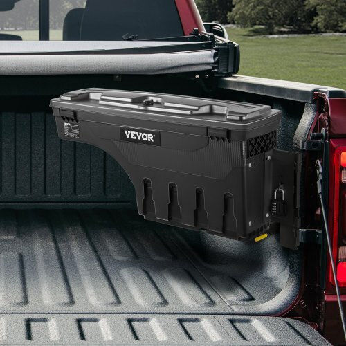 Vevor Truck Storage Box Compatible with Dodge Ram 1500 2019-2021 Black Kcljgdodgeramo9xuv0