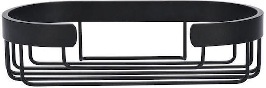 Estia Stance An der Wand montiert Badezimmerregal Metallisch 25x13x6.5cm Schwarz