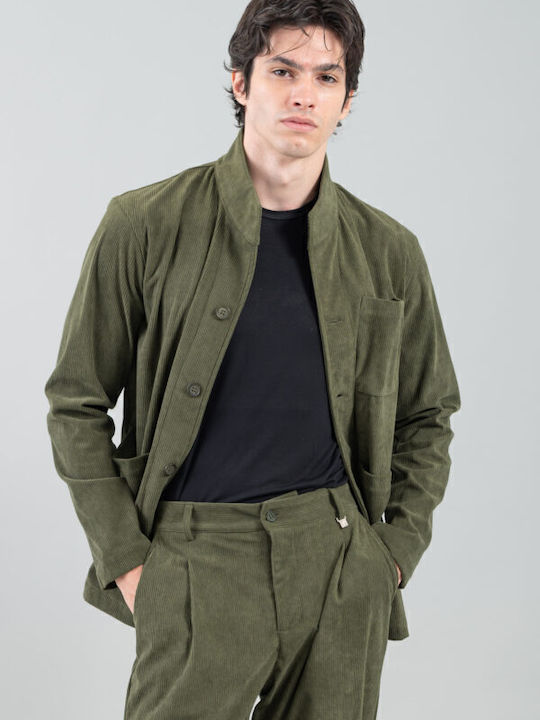Μακρυμάνικo Overshirt Olive 300-2425-Azzate