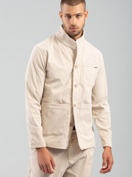 Overshirt Long-sleeved Shirt Azzate Stone