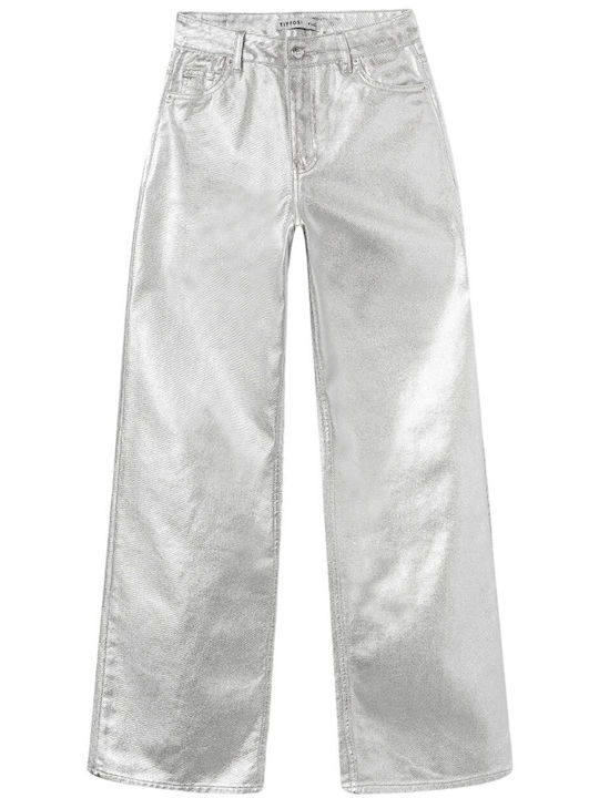 Kids' Denim Pants Silver