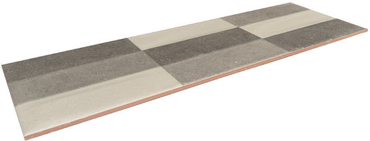 Keratile Cell Fliese Boden / Wand Küche / Bad 75x25cm Desert Grey