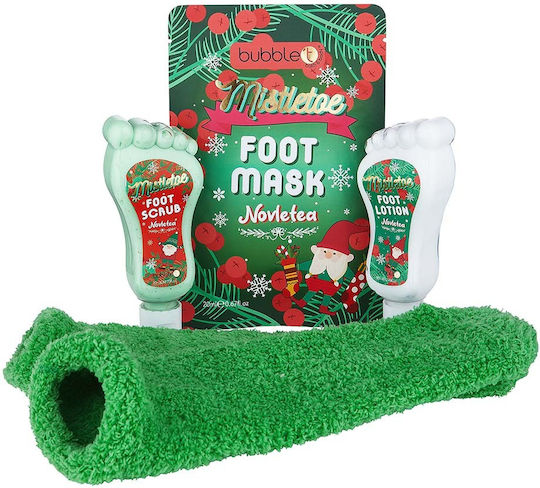 Bubble T Mistle-Toe Foot Care Σετ Περιποίησης για Ενυδάτωση 4τμχ