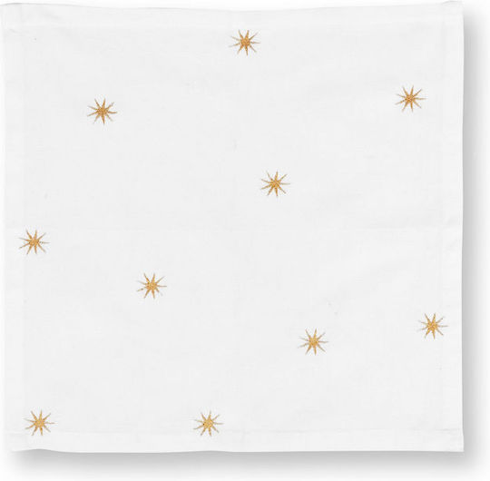 PiP Studio Towel from 100% Cotton in White Color 40x40cm PiP Studio Towel from 100% Cotton in White Color 40x40cm