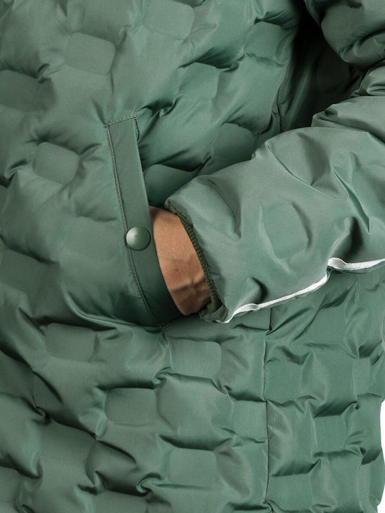 Women's Hiking Waterproof Green Jacket
