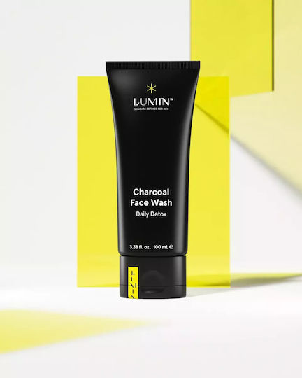 Lumin Charcoal Daily Detox Αφρός Καθαρισμού Προσώπου 100ml