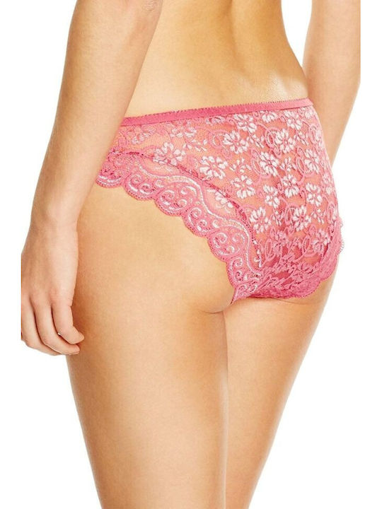 Triumph Amourette 300 Tai Magic Wire Women's Slip Seamless with Lace Coral