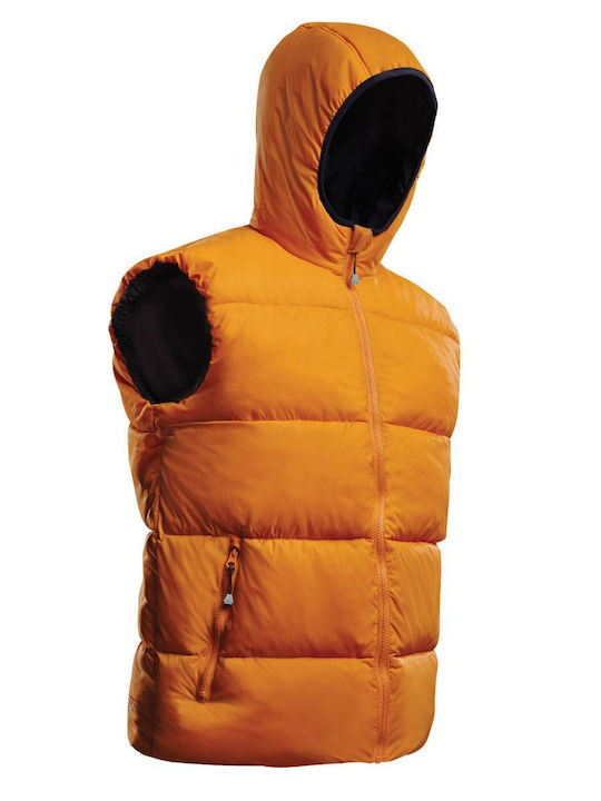 Ärmellos Jacke Puffer Orange