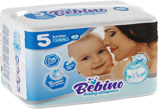 Bebino Πάνες με Αυτοκόλλητο Junior Monthly Pack No. 5 για 11-25kg 130τμχ