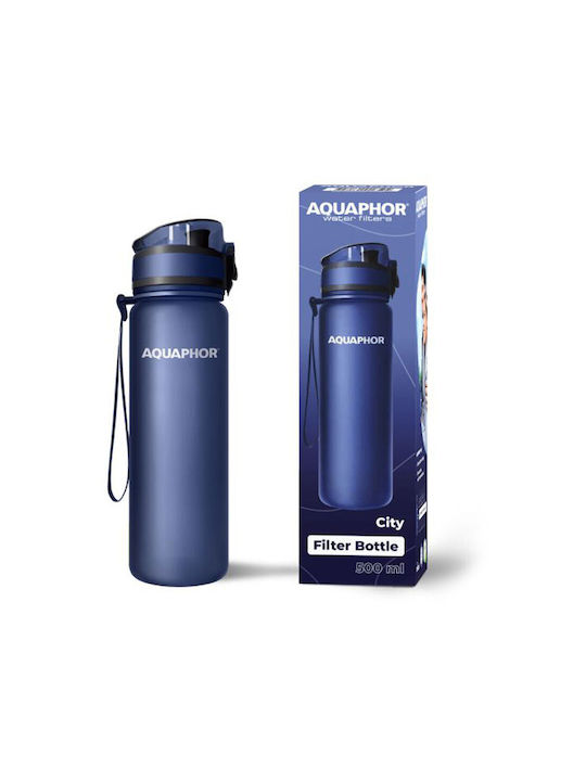 Aquaphor City with Filter 500ml Blue