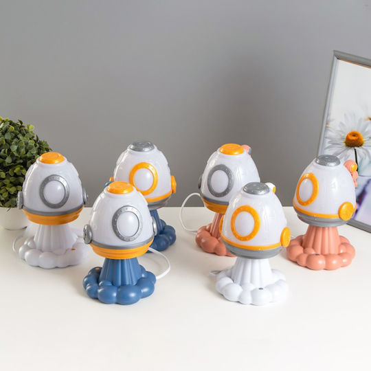 Keskor Kids Portable Lamp Spaceship White 19x13x13.5εκ.