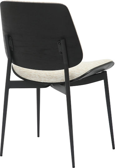 Conti Столички Трапезария Black, Ecru 2бр 74x56x82бр
