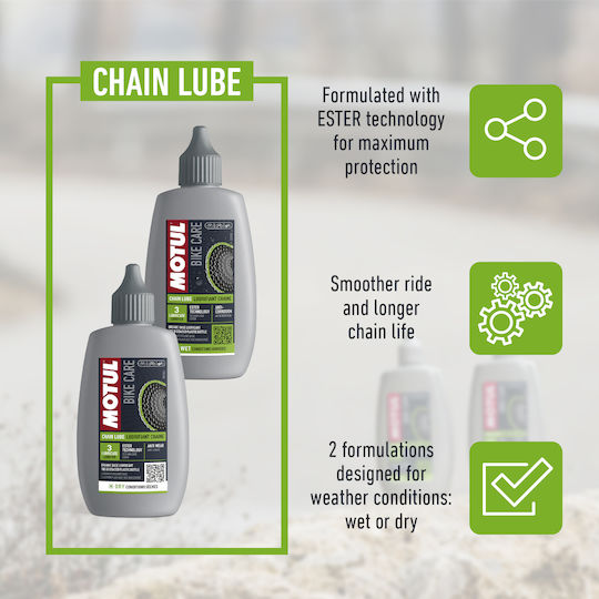 Motul Chain Lube Dry Bicycle Lubricant 100ml