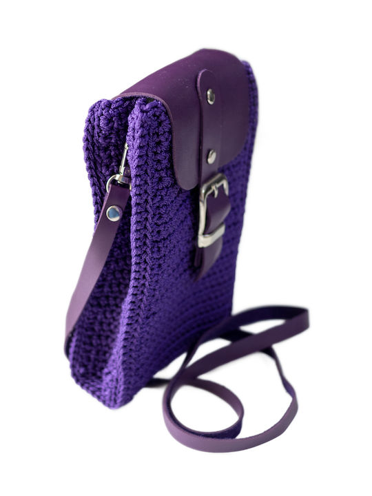 Set Women's Mobile Phone Bag Purple