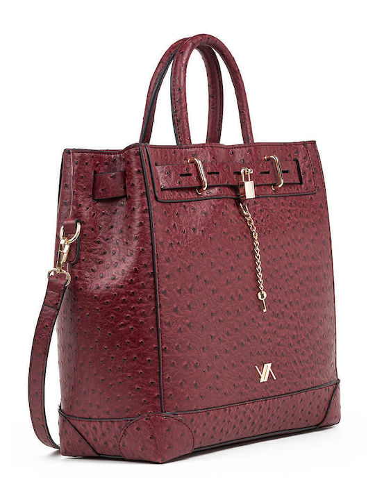 Verde Women's Bag Hand Burgundy