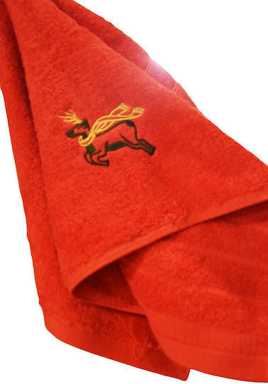Decotelia Weihnachts-Handtuch Rotes Rentier 40×60