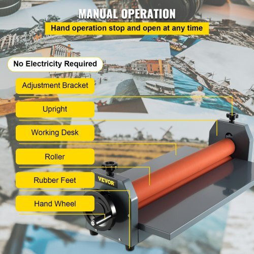 Vevor 750mm Χειροκίνητη Κρύα Πλαστικοποιητική Μηχανή 29.5" Lbs750sdlbj000001v0