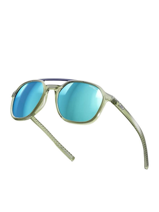 Julbo Unisex Sunglasses with Green Plastic Frame and Green Lens J5879545