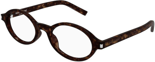 Ysl Acetate Brown Tortoise Frame